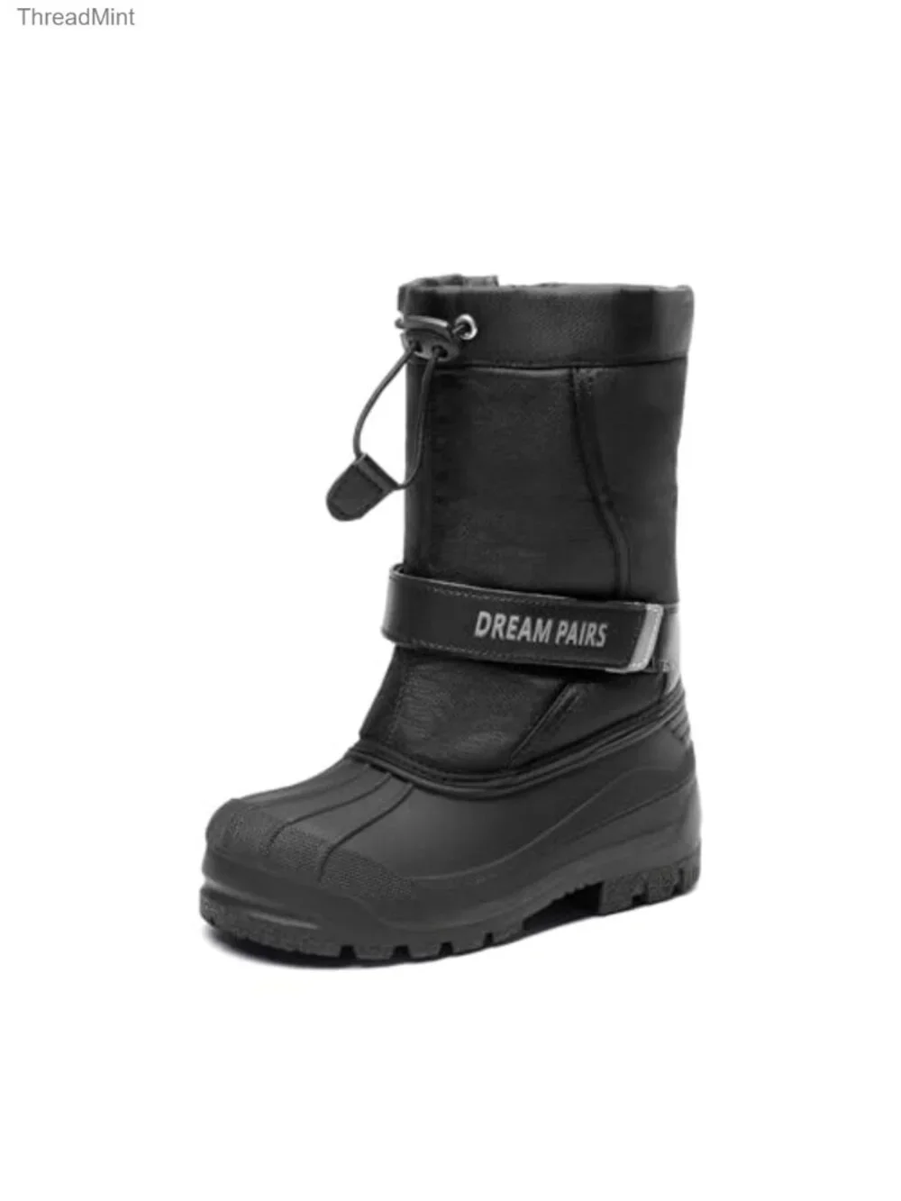 Unisex Kids Snow Waterproof Winter Boots Faux Fur Lined Non-Slip